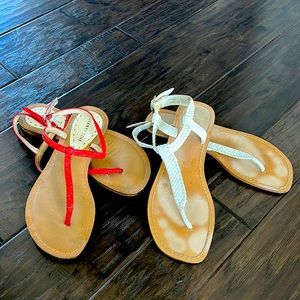 Gianni Bini sandals, 2 pairs included